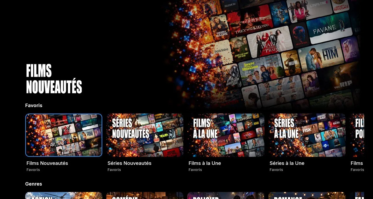 Collections Nuvio sur la box